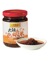 Ulei de chilli cu creveti uscati 205g 李锦记大辣虾米